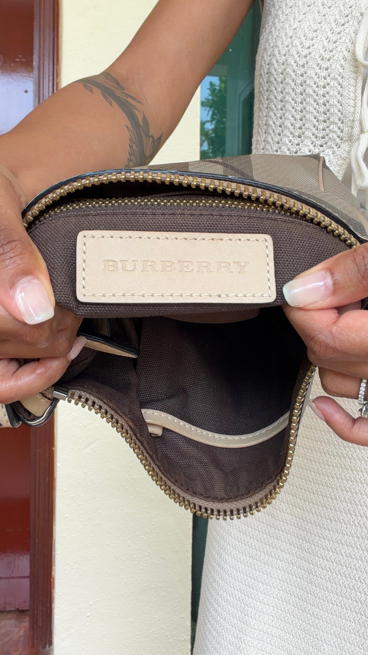 Burberry Sling Crossbody Shoulder Bag