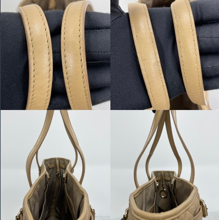 Vintage Dior Cannage Panarea Tote Bag
