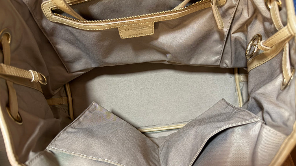 Vintage Dior Cannage Panarea Tote Bag
