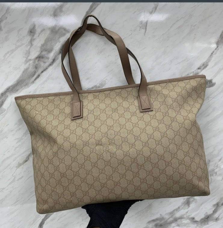 Gucci GG Monogram Canvas Tote Bag