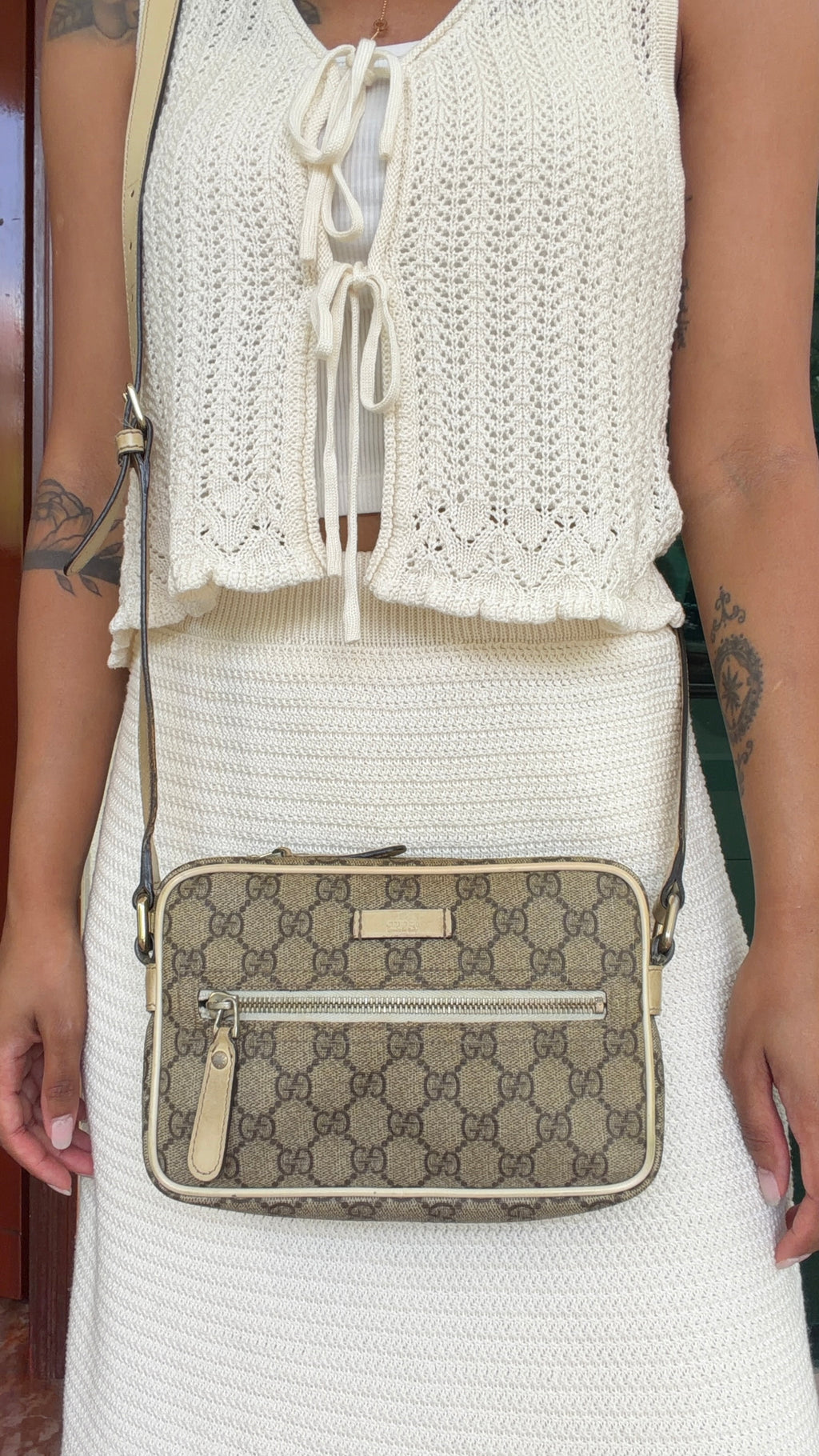 Authentic Gucci GG Monogram Shoulder Bag – Style