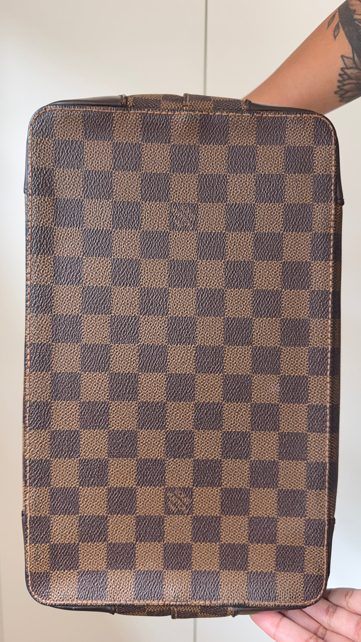 Louis Vuitton Hampstead PM N51205 Damier Ebene Tote Bag