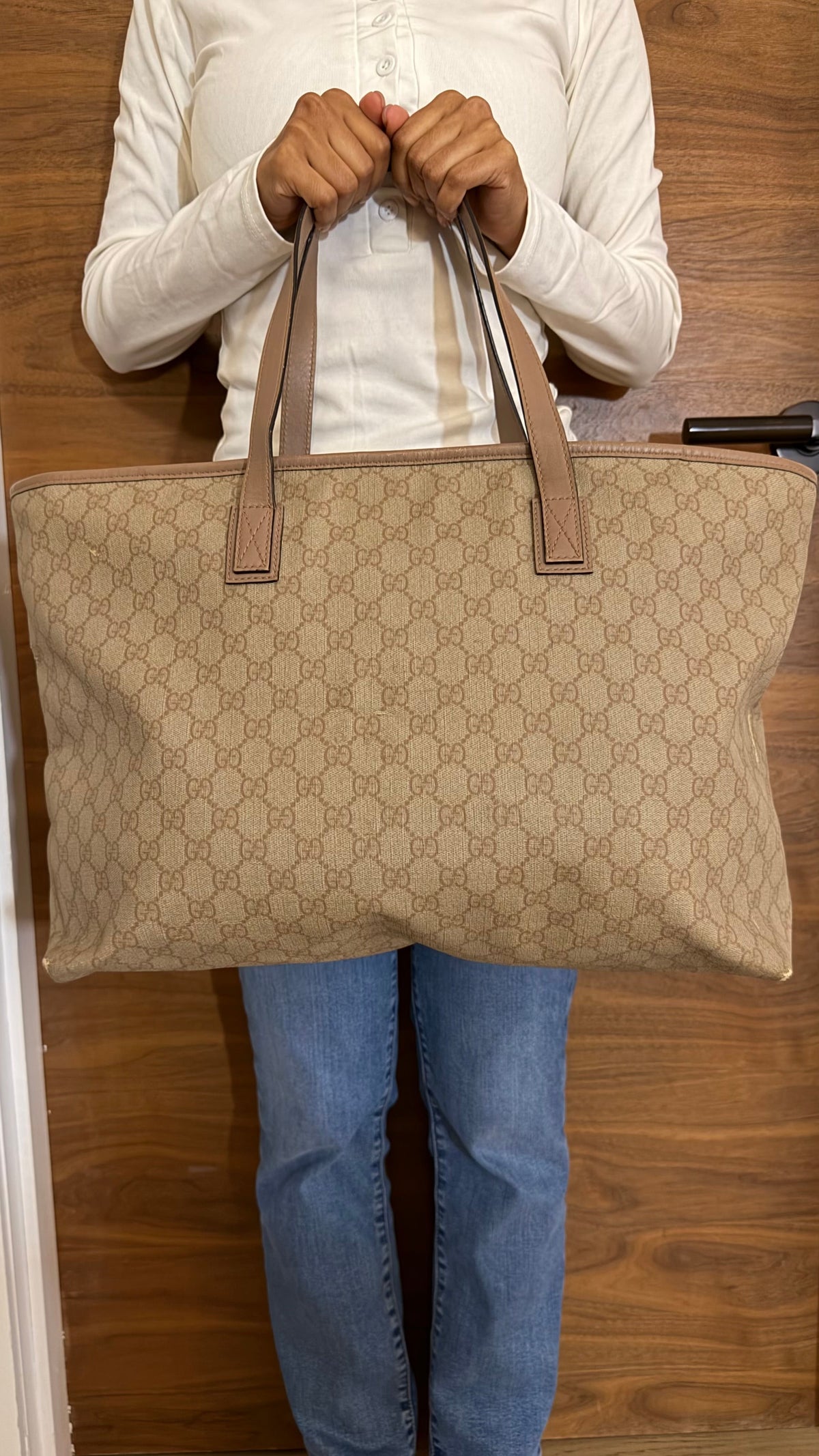 Gucci GG Monogram Canvas Tote Bag