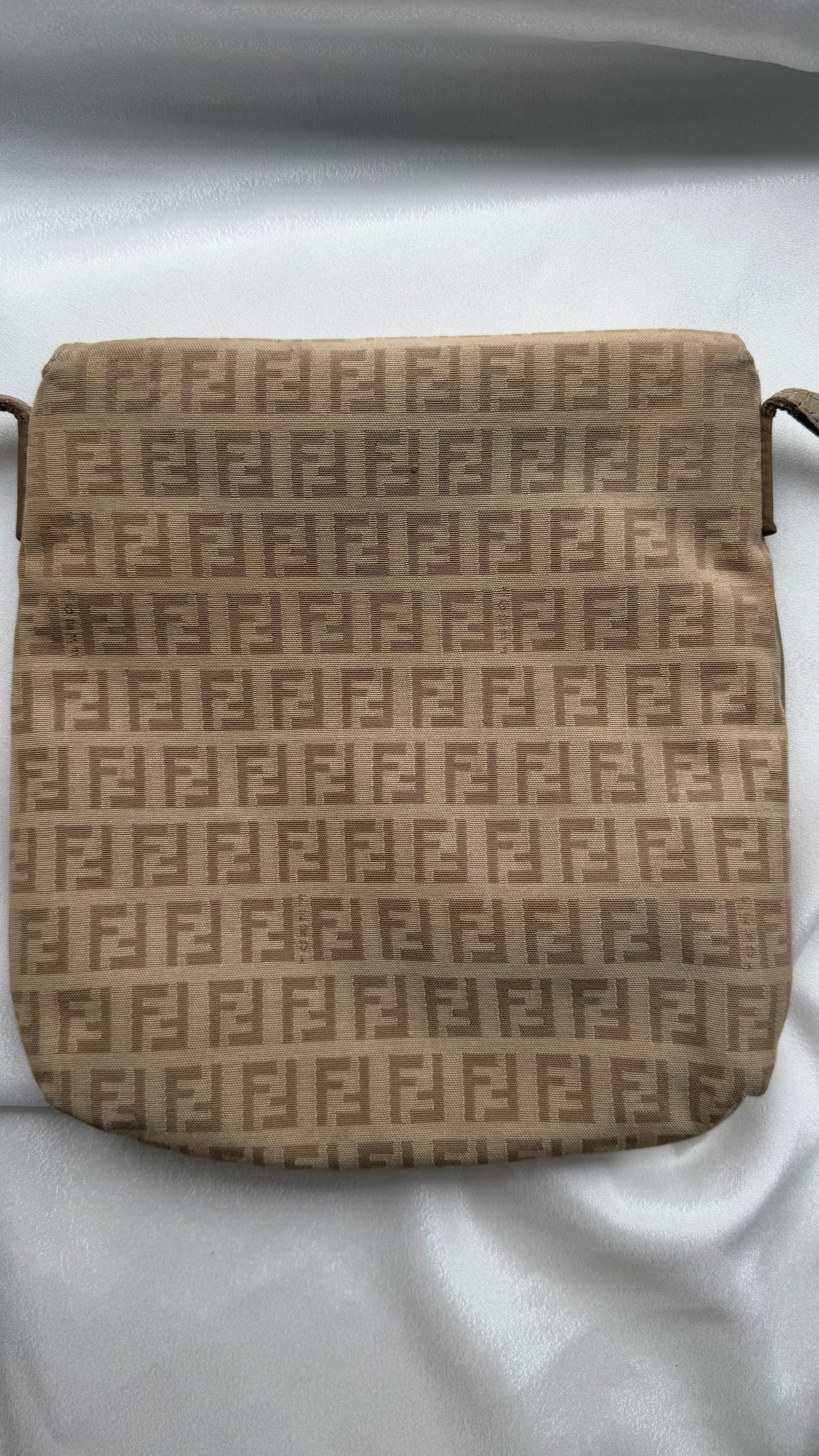 Fendi Zuccchino 8BT075 Sling Shoulder Crossbody Bag